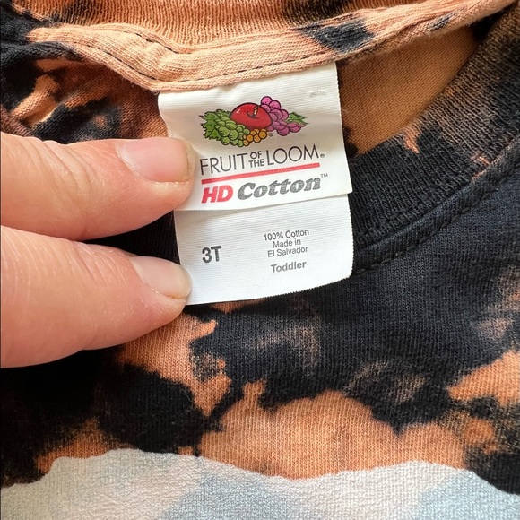 Kids repurposed bleached tee Misfits - Picture 3 of 3